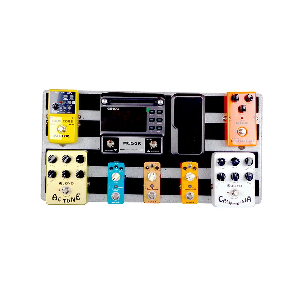 Electric Guitar Effects Pedal Board Pedalboard RockBoard Universal Plastic Guitarra Lines Power Supply Storage Musical Device