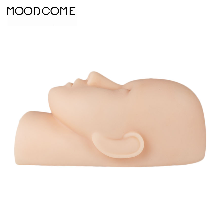 d Mannequin Eyelash pcs Rubber Head Eyes closed Grafted Human Model Multi functional Makeup Practice Cosmetic