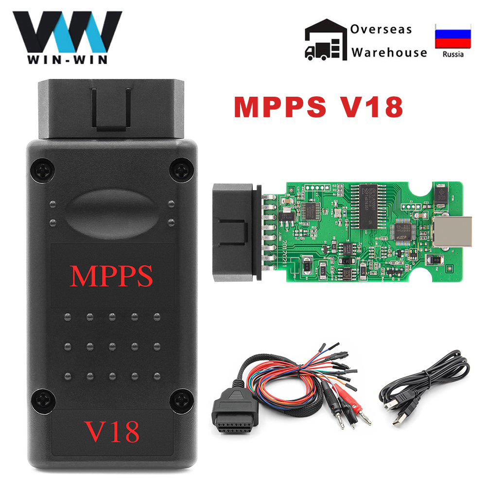 MPPS V18 MAIN + TRICORE + MULTIBOOT Ecu Flash Breakout Tricore OBD2 ECU new Chip Tuning OBD Scanner for EDC15 EDC16 2025 EDC17 PK V16 V21