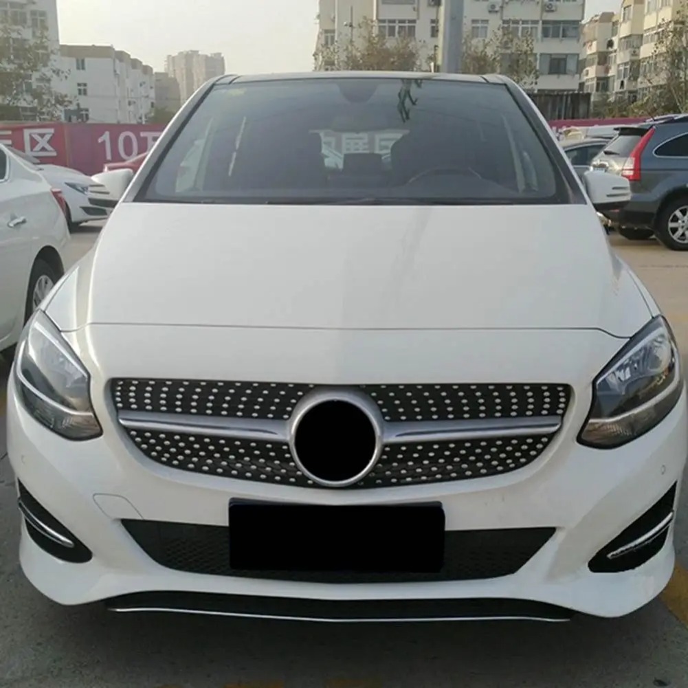Front Racing Grille Facelift Bumper Grill For Mercedes-Benz W246 B-Class B160 B180 B220 B200 B250 2015-2019 GTR Diamond Style