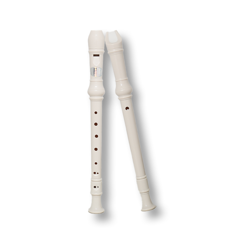 8 Holes Soprano Flute with Cleaning Stick Musical Instrument for Kids Beginners Plastics Instrument Recorder 7 Colors Flutes