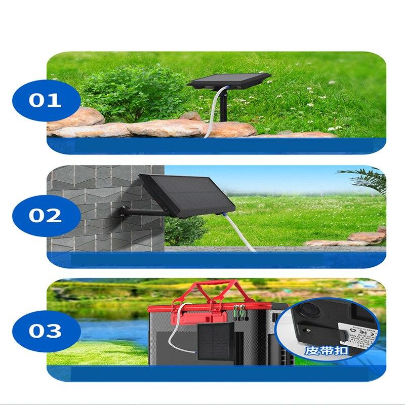 Solar Air Pump Oxygen Generator Water Oxygen Aerator For Pond Fish Tank Aquarium Air Pump Accessories Outdoor Garden Tool Kit