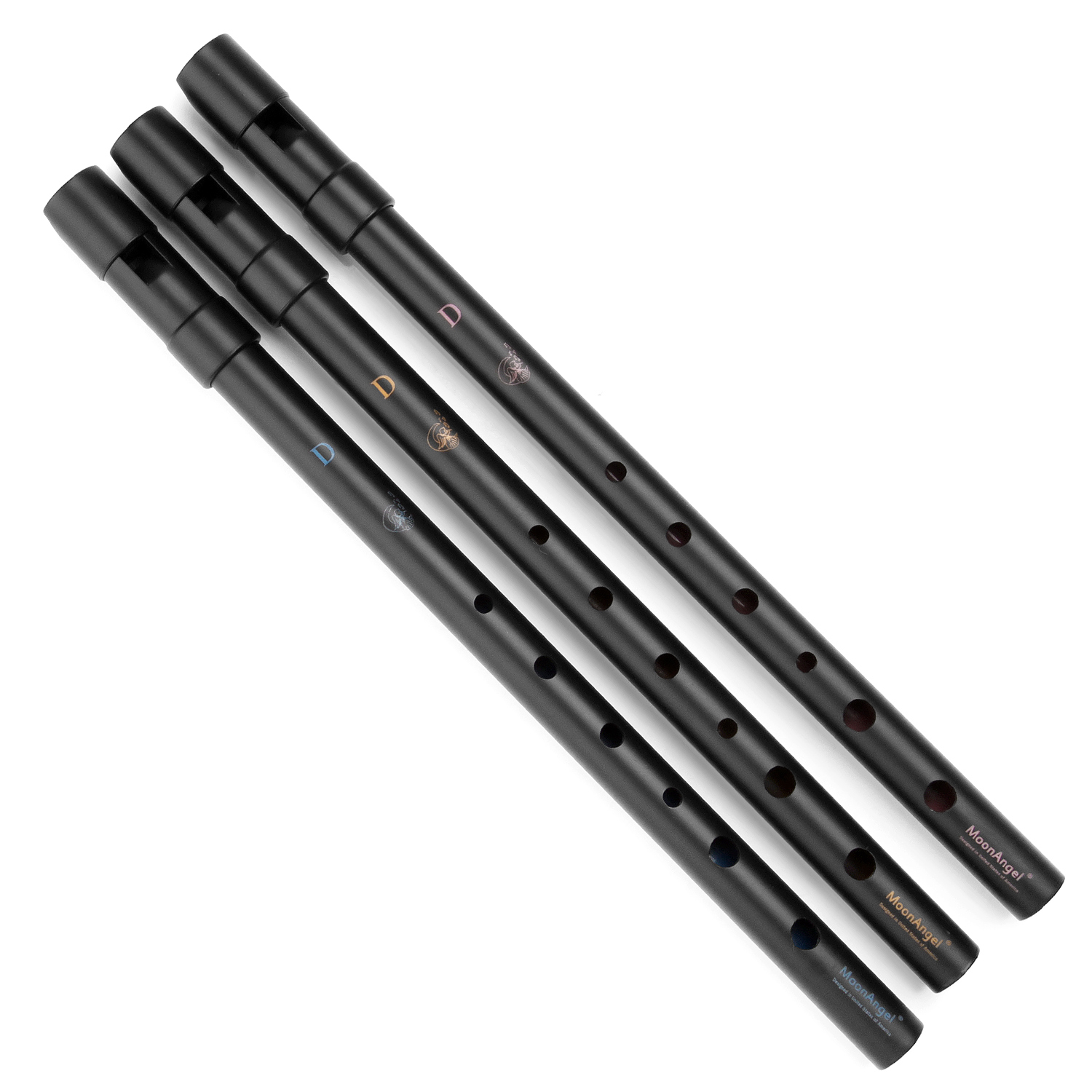 Tinwhistle 2025 Black ABS Plastic Flute new C D Key Musical Instrument Electrical Turnning Irish Whistle Flute