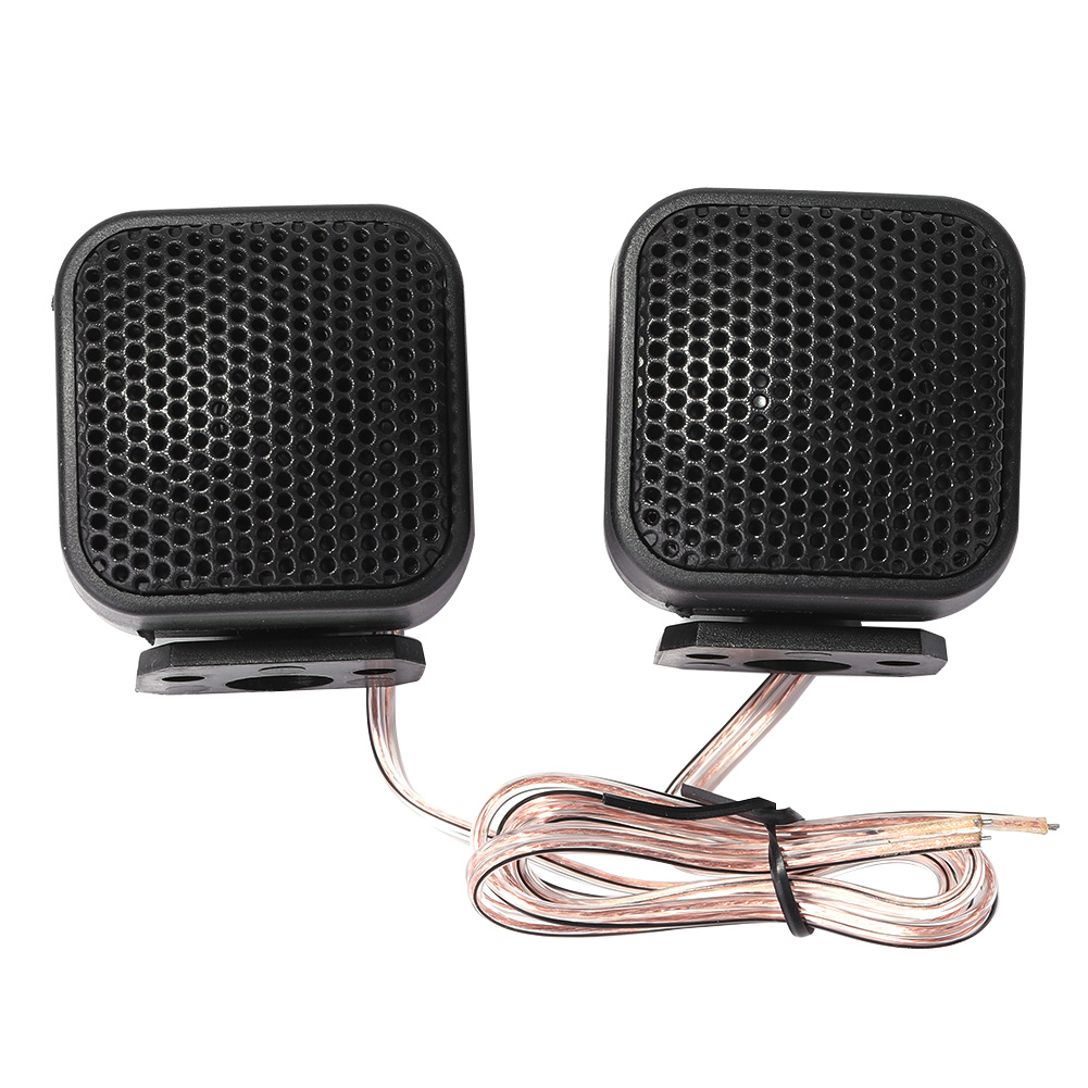 2pcs Car Mini Tweeter Speakers 500W Car Silk Square Tweeters Treble Speakers Auto Horn Audio Music Stereo Speaker Loudspeaker