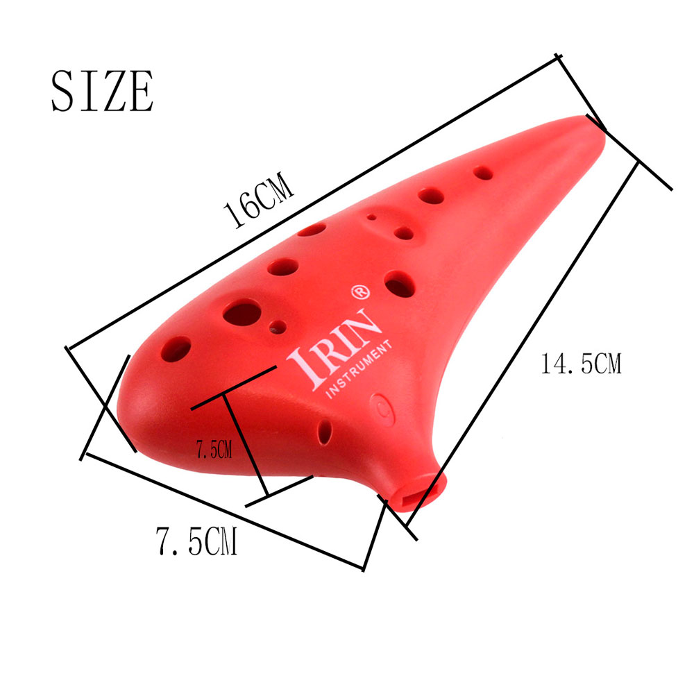 IRIN Ocarina 12 Buracos C Key Ocarina 12 Hole Ocarina Flute Orff-Instruments Musical Instruments for Children