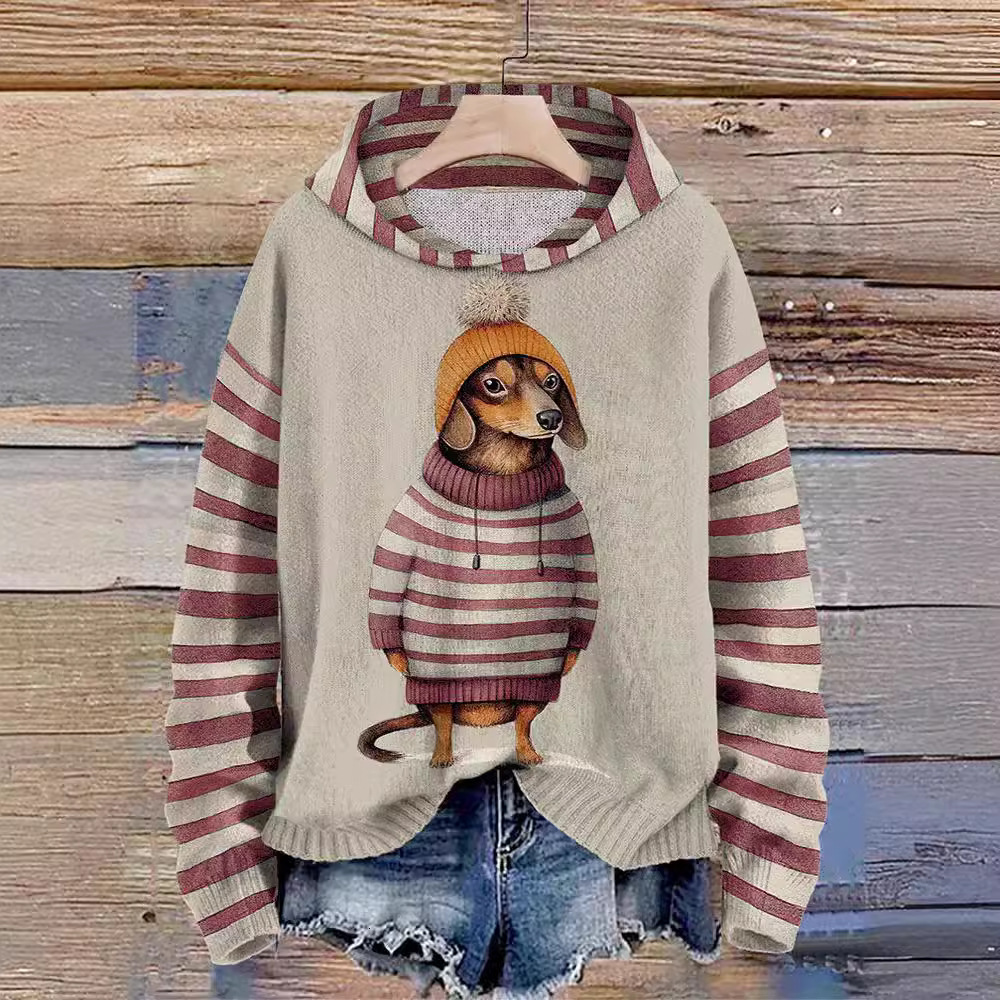Designer 24 Women's 3D Digital Animal Series Printed Hoodie Hot Selling