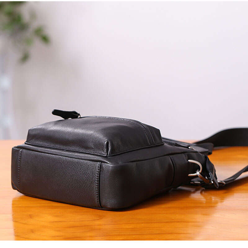 Small Handbag Vertical Business Casual Shoulder Diagonal Cross-Body Leather Men's Bag