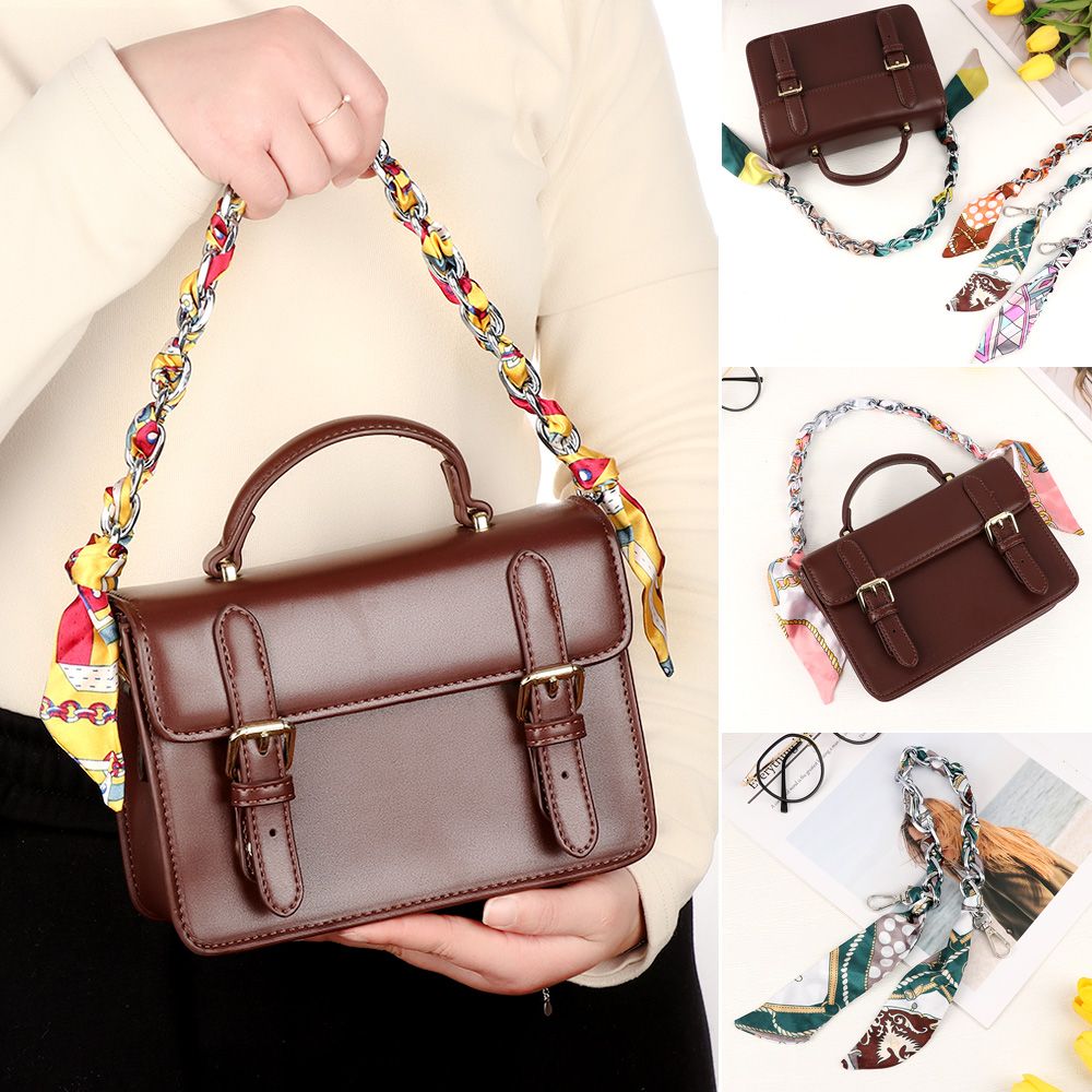 1Pcs Detachable Hardware Handbag Accessory Metal Alloy Bag Belt Silk Scarf Chain Bags Belt Straps Bags Chains
