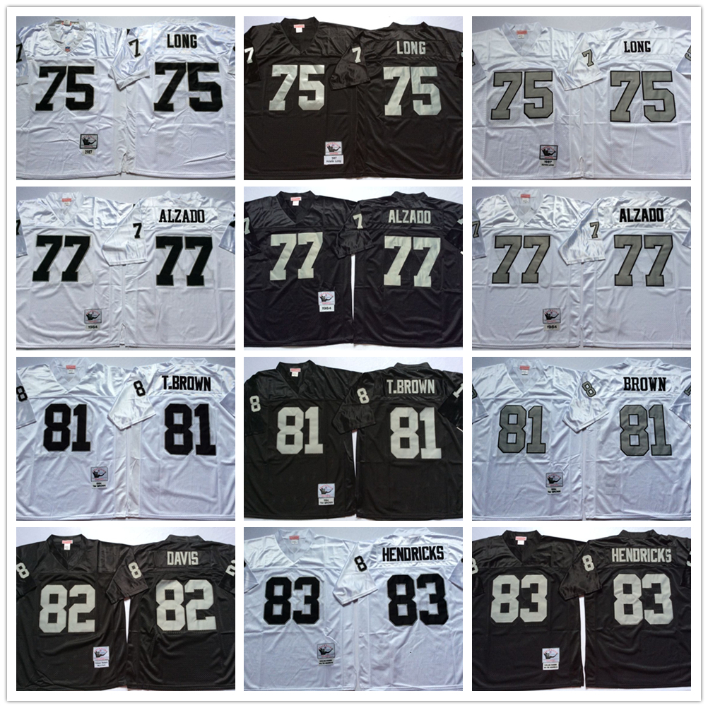 College 1987 Throwback Football 34 Bo Jackson Jersey Retro 32 Marcus Allen 24 Charles Woodson 16 Jim Plunkett 42 Ronnie Lott 75 Howie Long 81Tim Brown Vintage