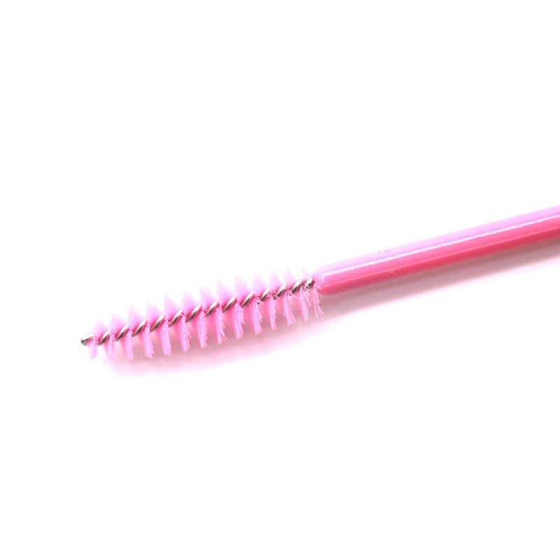 Brush Synthetic Make Up pcs lot Fiber Disposable Eyelash Mascara Applicator Pink and Rose Red Black