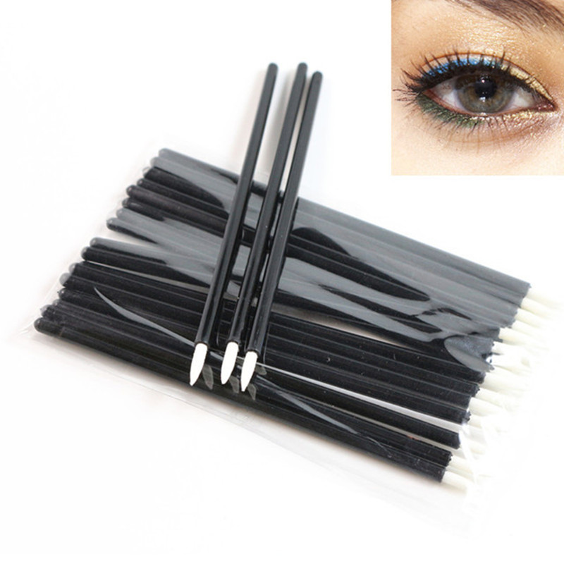 bbd b Disposable Eyelash pcs lot Mascara Brush Sponge Eyeliner Applicator Eyes Makeup Brushes Beauty es