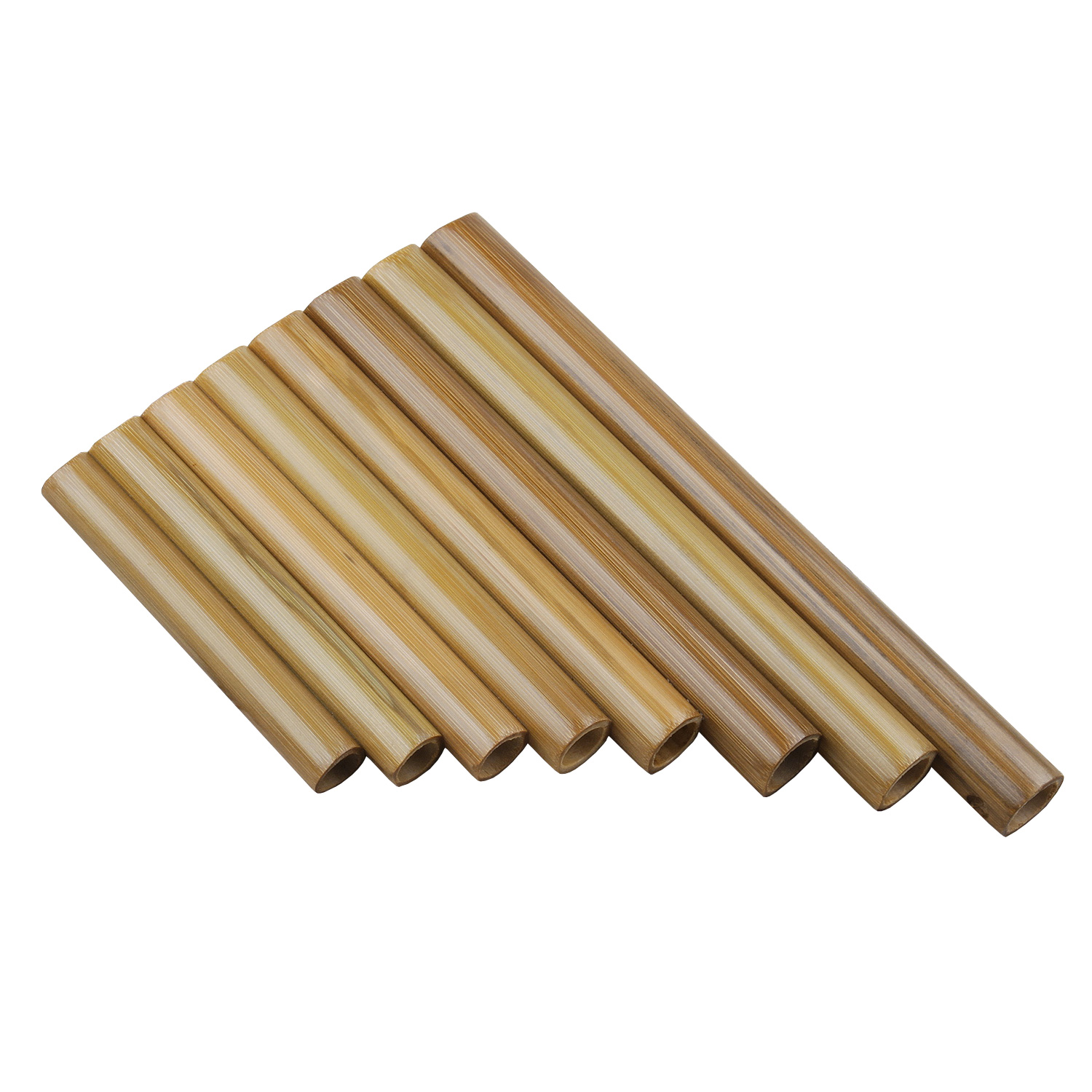 Brown 8 Pipes 2025 Pan Flute Small Size Original Color Pan Pipe Chinese Musical Instruments new Traditional Handmade Woodwind Instrument