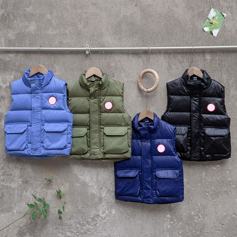 Kid Designer Waistcoat Baby Vest Gilet Boys Girls Gilet Sleeveless Coat Down Coat Kids Clothes
