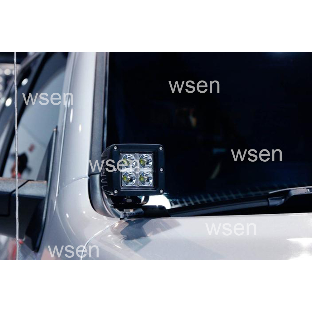 Car Accessories Upper Hood Hinges LED Work Light Mount Brackets For Ford F150 Raptor 2017-2023 And F-150 2015-2023