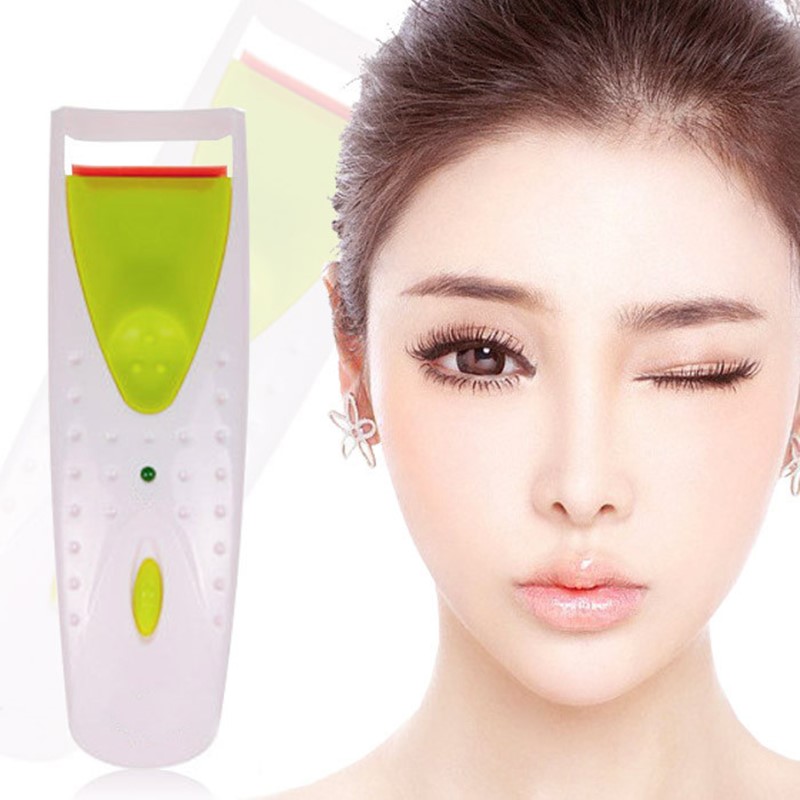 Long pc Electric Eyelash Curler Lasting Heated Eye Lashes Hair Makeup Beauty Tools