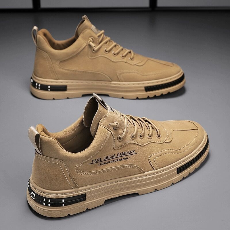 Trainer's New Breathable Work Korean Version Men's Shoes Outdoor Multifunctional Sports And Leisure Thick Soled Board Shoes Balanced Fashion