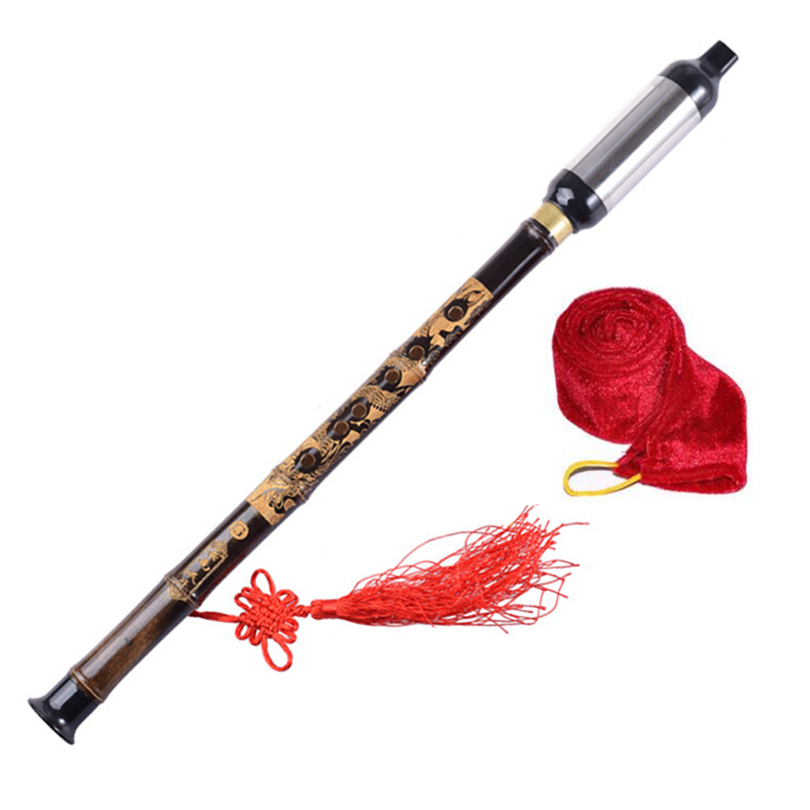 Chinese Bawu Bamboo Flute Vertical Playing Key of F or G Clarinet Bass Flute Bau woodwind Musical Instruments For Beginner
