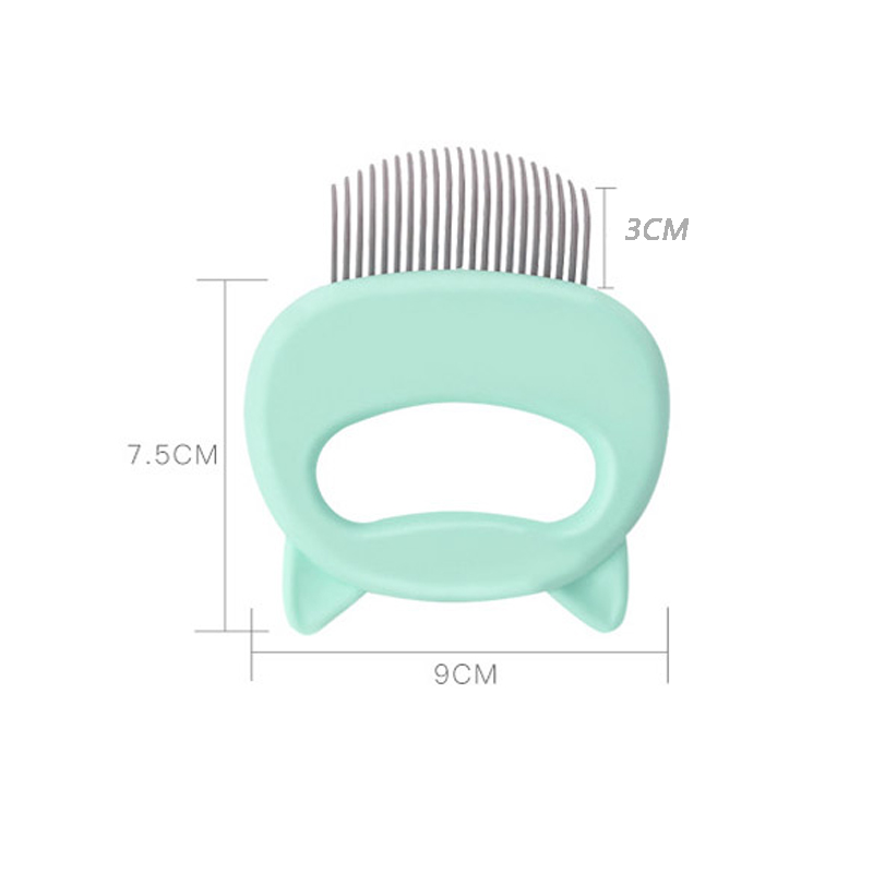 Pet Massage Brush Shell Shaped Handle Pet Grooming Massage Tool To Remove Loose Hairs Only For Cats