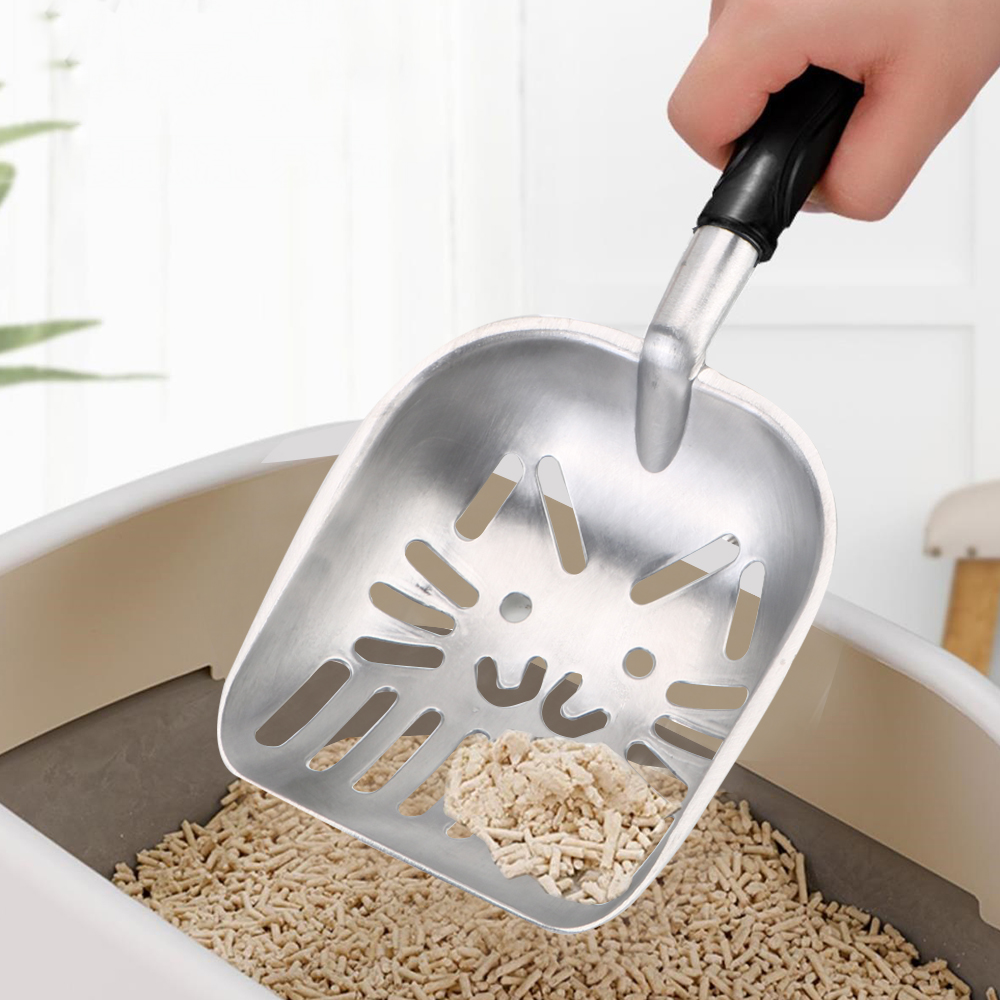 For Dog Cat Clean Feces Supplies Cat Litter Shovel Pet Products Cat Sand Cleaning Metal Scoop Pet Cleanning Tool