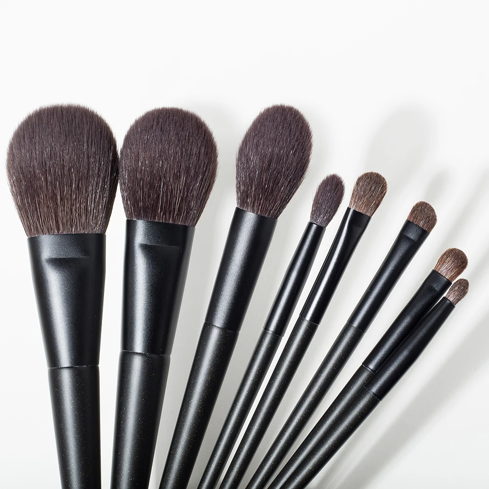 ca Matte Black Pcs Shinedo Makeup Brushes Set Eyeshadow Powder Blush Crease Blending Pincel Maquiagem