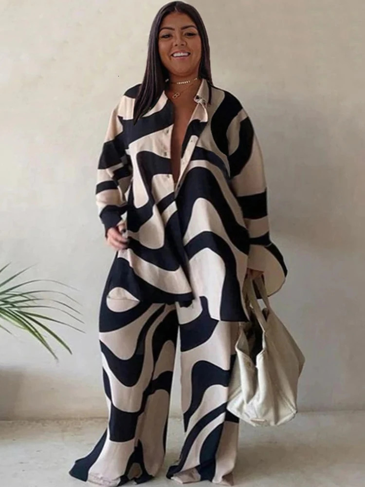 2 Piece Sets Outfits Loose Tshirt Long Pants Casual Elegant Woman Female Fashion Suits Plus Size Wholesale 240329