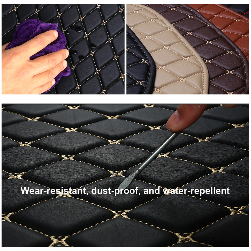 Car trunk mat for Toyota Prado new Seven seats 2010 2011 2012 2013 2014 Cargo Liner 2025 Carpet Interior Parts Accessories Cover