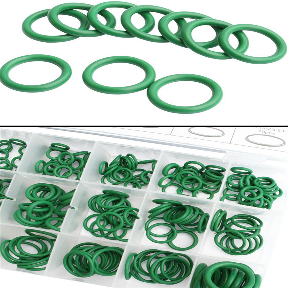 270Pcs 18 Sizes Universal Car Air Conditioning HNBR O Rings Car Auto Repair Tools Rubber Air Conditioning Refrigerant Ring Set