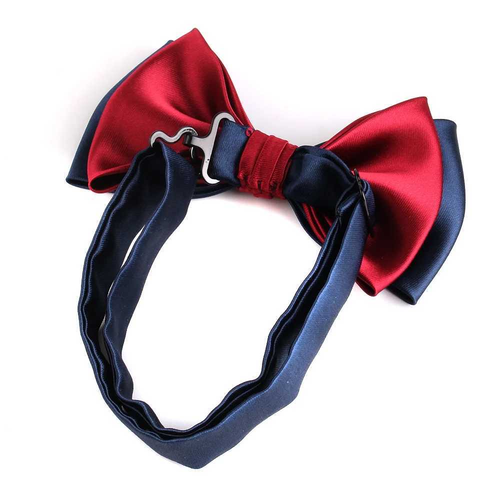 Solid Tie Wedding Mens Multicolor Neck Wear Color Block Bowtie Men Women Cravat Bow Ties For Groomsmen ButterflyX241109
