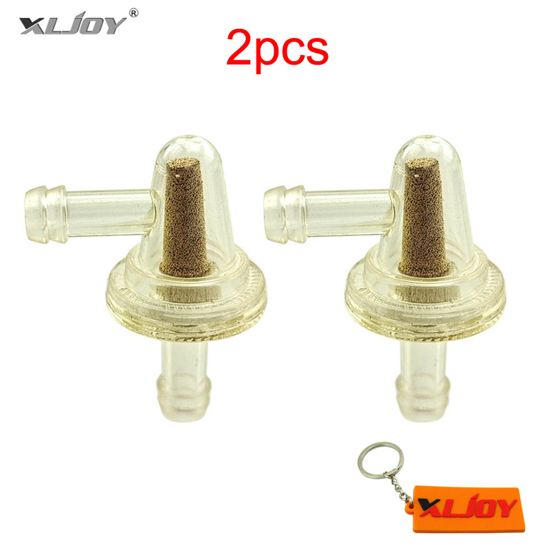 1/4" In Line Fuel Filter 90 Degree For Small Snowmobile Motorcycle Dirt Bike ATV UTV Quad 8423-01-9909 Yamaha Kawasaki