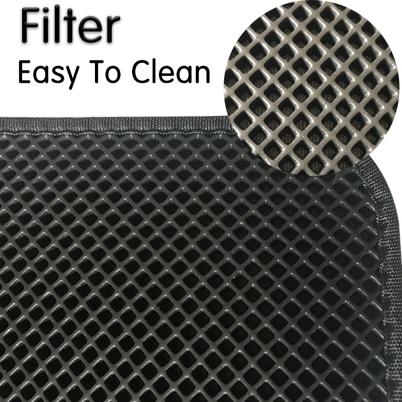 Pet Cat Litter Mat Waterproof EVA Double Layer Cat Litter Trapping Pet Litter Box Mat Clean Pad Products For Cats Accessories