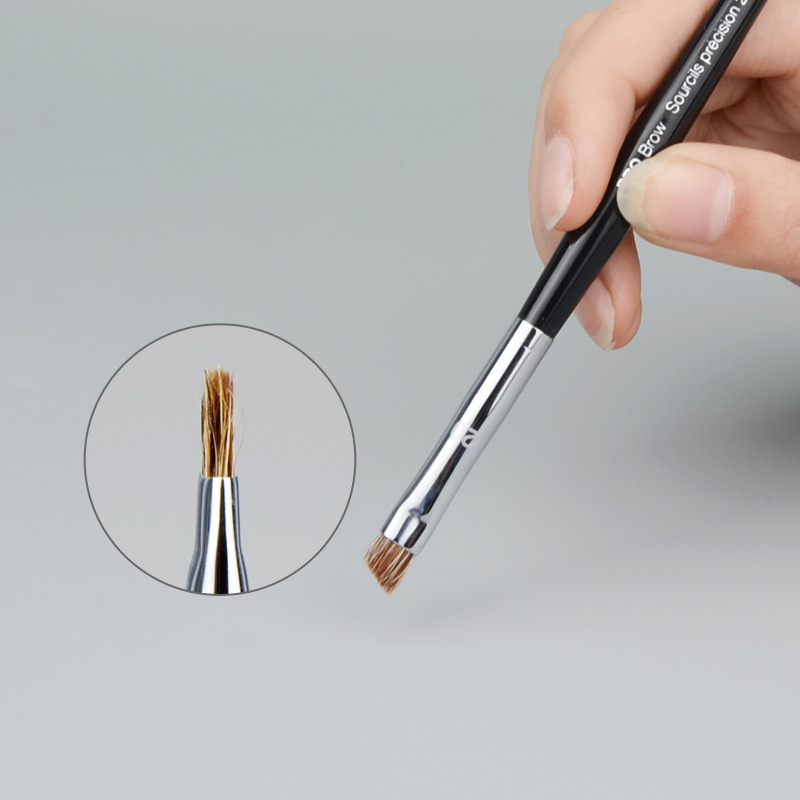 Brush Head No Flat Eyeliner Bevel Eyebrow Small Fan Eyelash Eye Professional Brightening Makeup