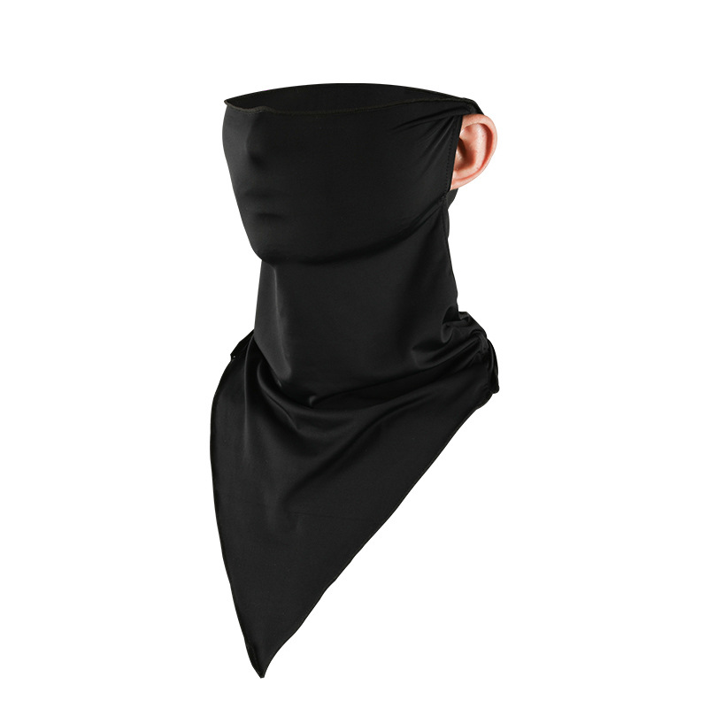 Motorcycle Cycling Face Mask Anti-UV Neck Hood Half Face Breathable Dustproof Headband Triangle Sport Scarf Men Women Windproof