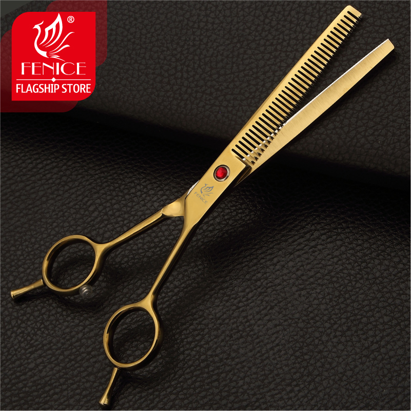 Fenice 6.5/7 inch Professional Pet Dog Grooming Scissors Thinning Shears Thinning Rate about 25-30%