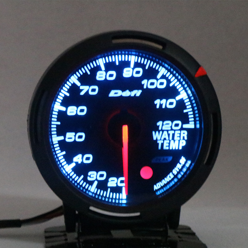 Car Turbo Boost Defi Gauge 15 Colors Water Temperature Oil Pressure Vacuum RPM Voltage Meter With Sensor