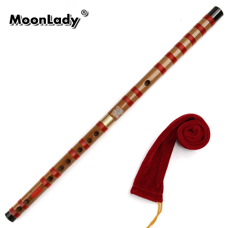 Chinese Bamboo Flute Dizi Traditional Flauta Wood For Beginners Student EFG Key