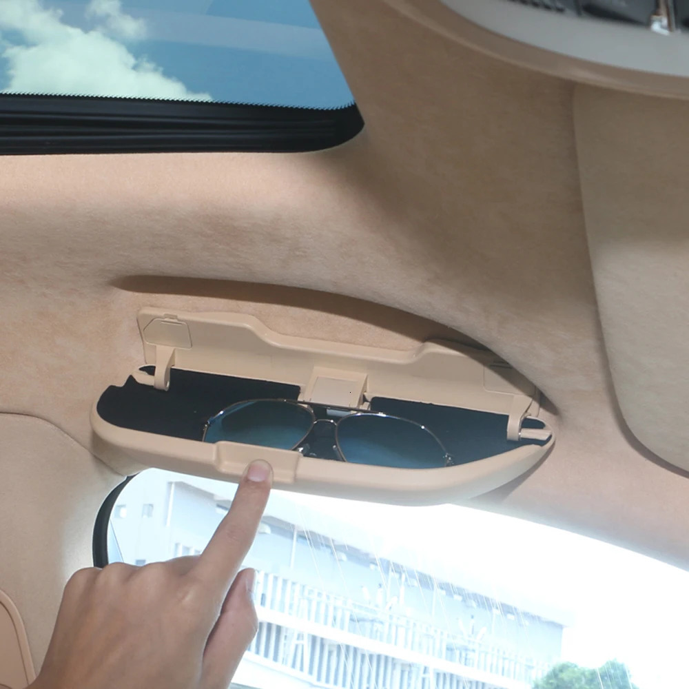 Car Glasses Sunglasses Sun Glass Holder Case Storage Box for P orsche 2010 240327