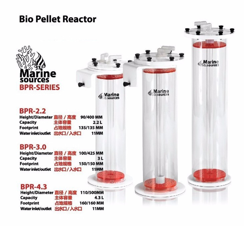 Marine Source Red Devil Bio Pellet Reactors BRP1.0 BPR2.2 BPR3.0 BPR4.3 Chamber total capacity: 2.2L NP Bean Boiling Machine