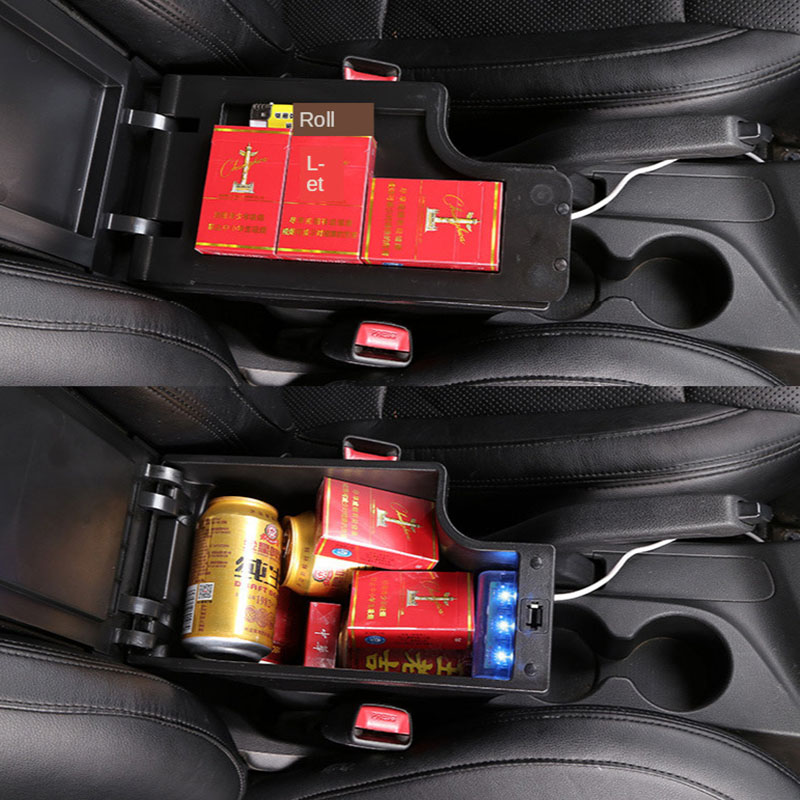 For NISSAN juke Armrest box For Infiniti ESQ Car armrest 2010-2019 accessories interior details storage box Retrofit parts USB