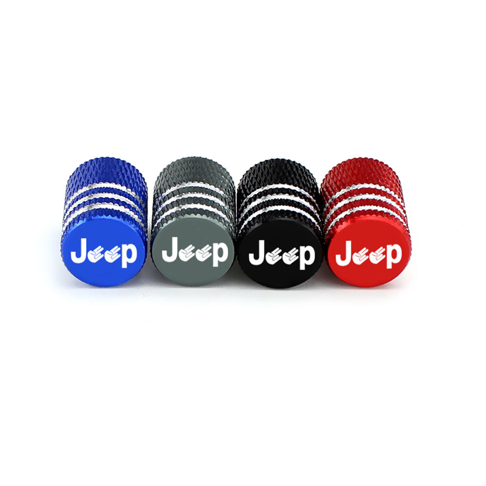 DSYCAR 4Pcs/Set Universal Jeep Alu-alloy Caps for Car Truck Motorcycle Bicycle Vae Stem Cover Tire Accessories