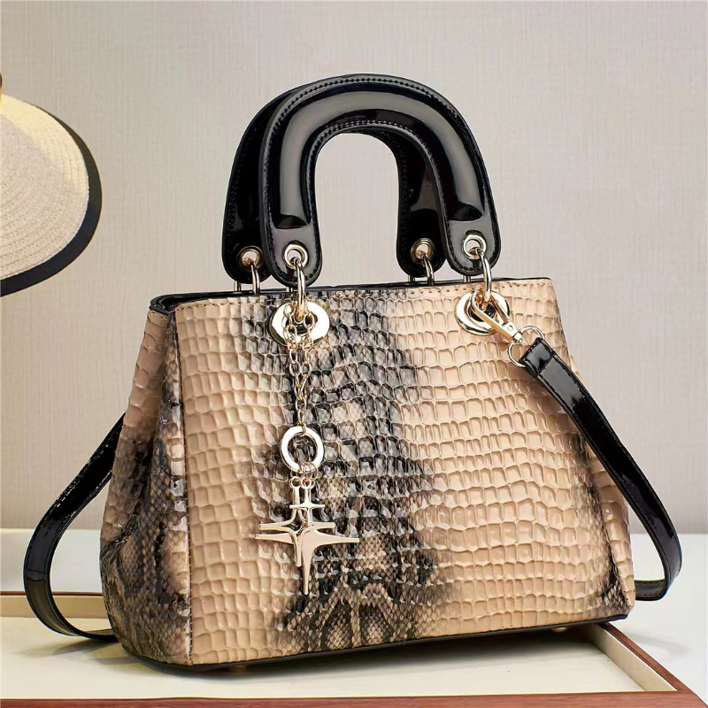 High Quality Leather Women's Handbag Designer Single Shoulder Women's Large Handbag Office Bag