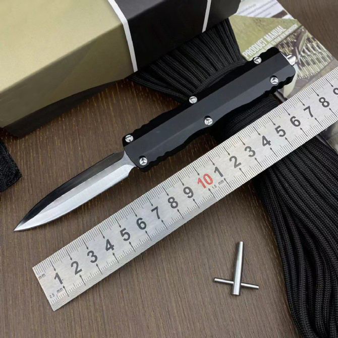 High End Tactical Knife D2 Satin ction Blade CNC Aviation Aluminum Handle Outdoor Camping Hiking EDC Pocket Knives with Retail Box