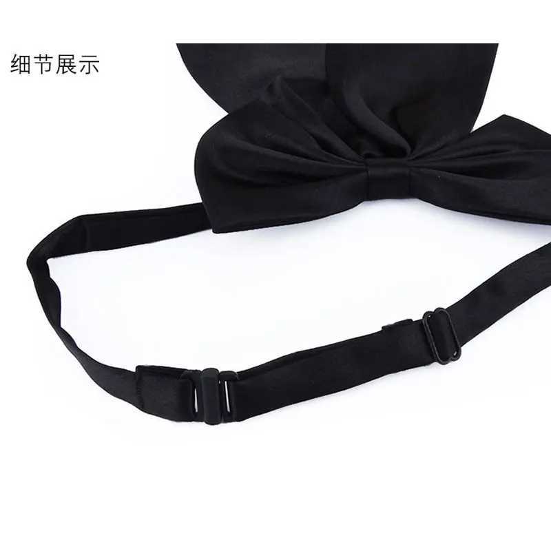 1Piece Women Red Butterfly Womens Bow Tie Black Knot Female Girl Student Hotel Clerk Waitr Neck Wear Ribbon Ties greenX241109