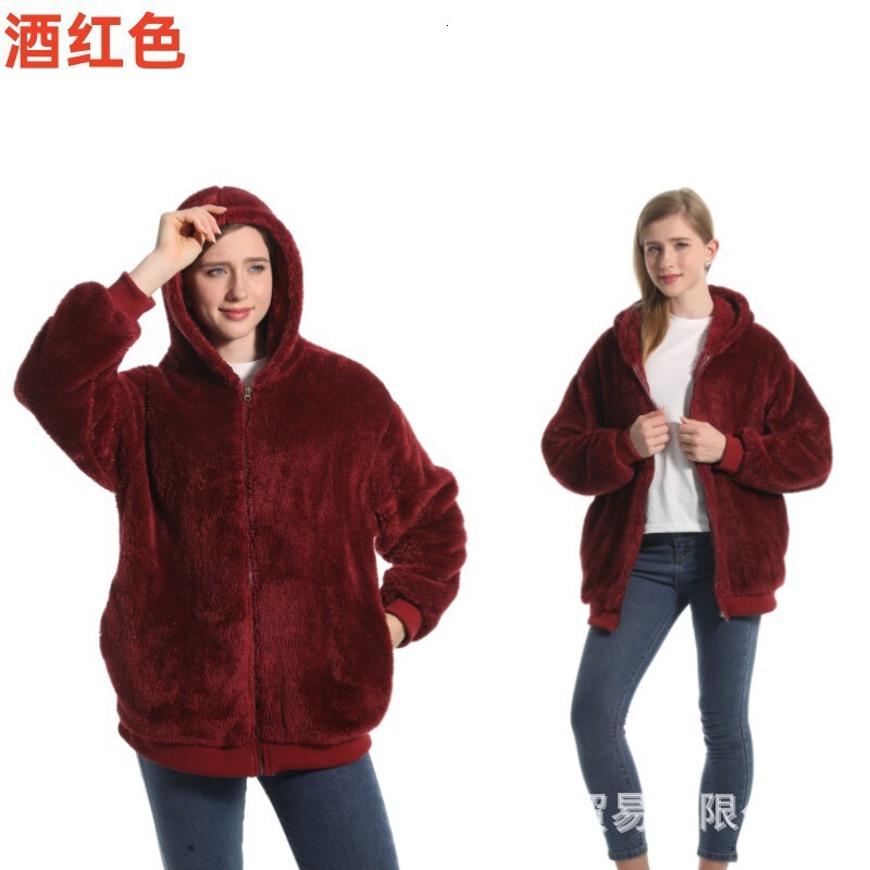 Designer women's outerwear, comfortable cotton fleece with multiple prints, fashionable casual hooded sweatshirt