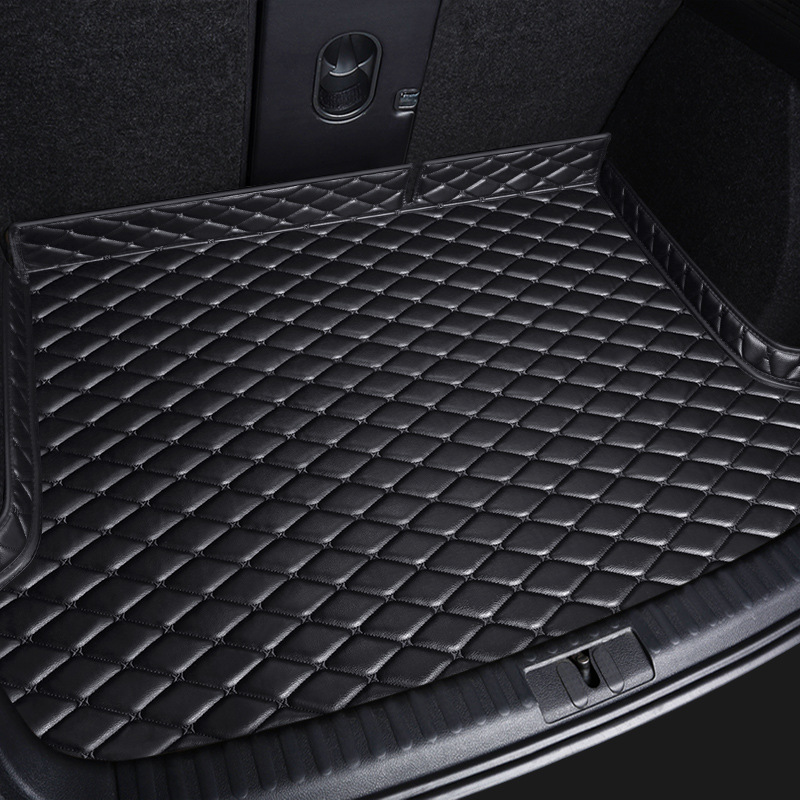 Alfombrilla de cuero Artificial personalizada para maletero de coche, accesorio Interior para Skoda Superb 2016-2019 2013-2015 2009-2013 1c643