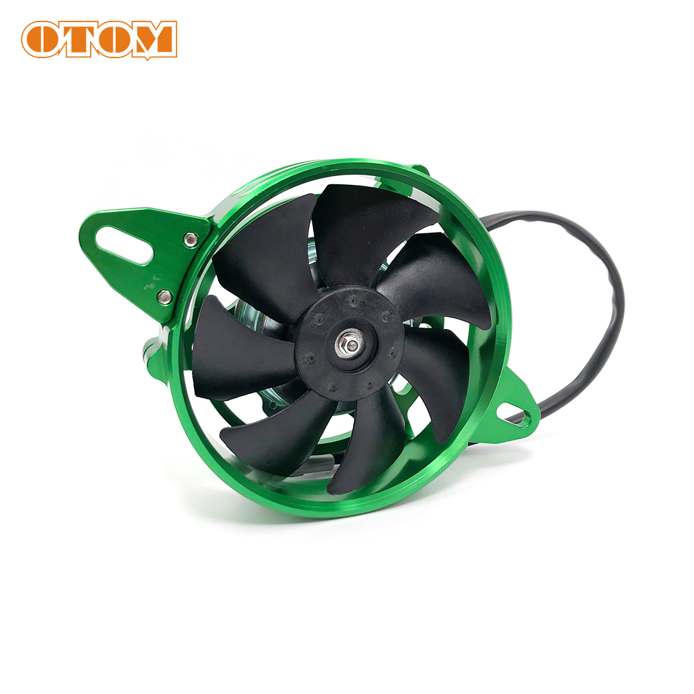 OTOM 200cc 250cc 300cc Motorcycle Cooling Fan 120mm Dirt Pit Bike Motocross ATV Quad Oil Cooler Water Radiator Electric 12V