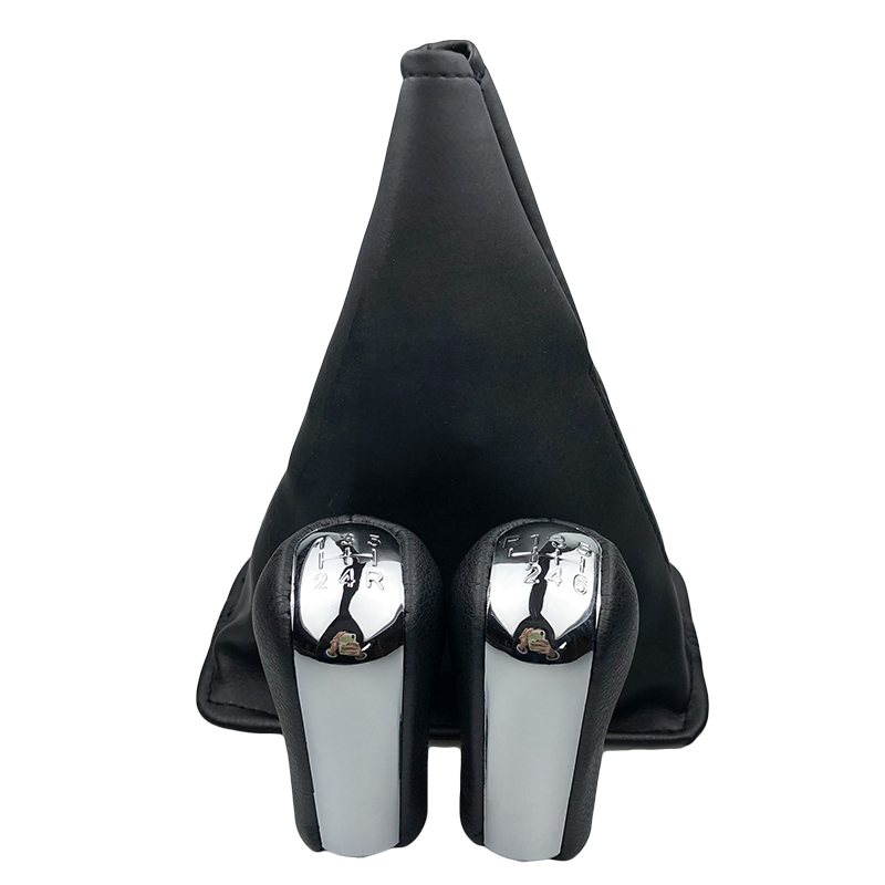 For Toyota Corolla AYGO Verso RAV4 Yaris VITZ URBAN Car Styling Chromed Gear Shift Knob PU Leather Lever Stick Gaiter Boot Cover