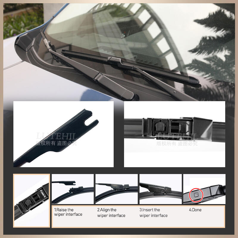 Wiper Front & Rear Wiper Blades Set For Mazda CX-9 CX9 2025 2 2016-2023 new 2017 2018 2019 Windshield Windscreen Rear Window 24"18"14"