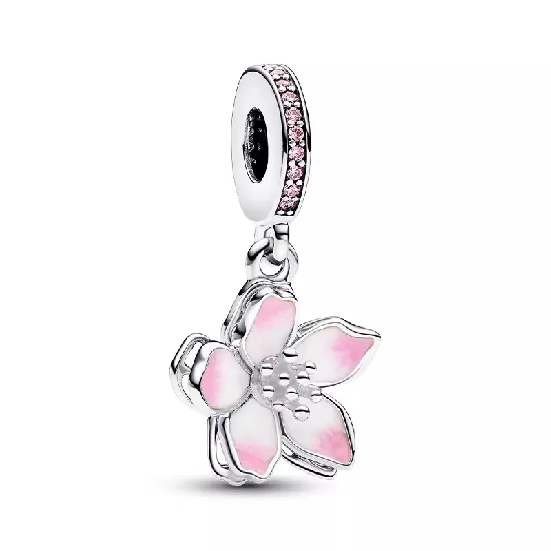 2024 New 925 Sterling Silver Ladies Custom Charm Bracelet Suitable for Original Charm DIY Accessories Jewelry Gift Free Delivery