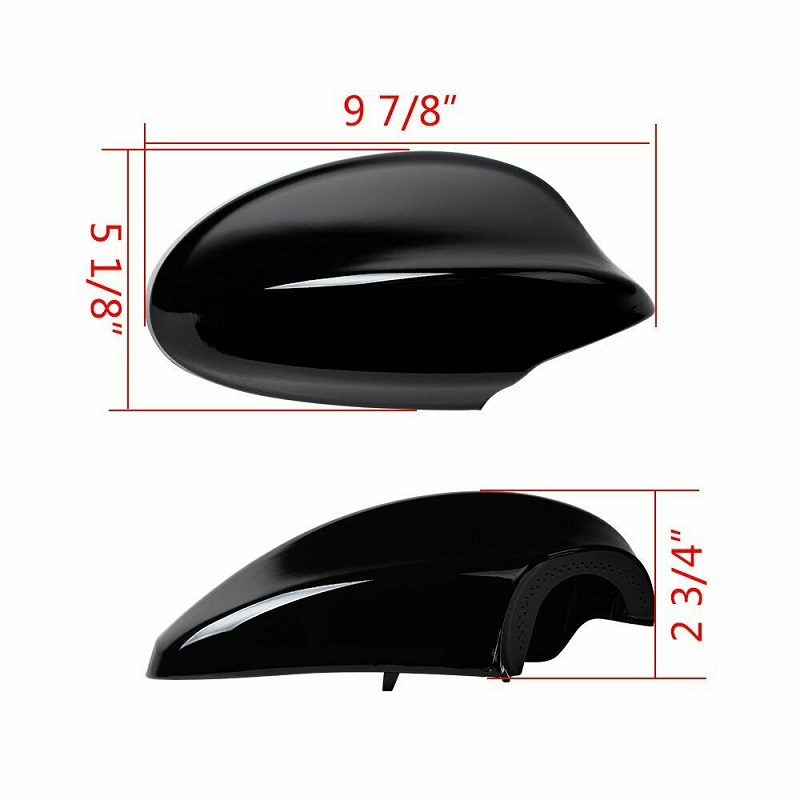 2Pcs Auto Car Rearview Right Side Mirror Cover 2025 Trim For 3 Series new E90 E91 325i 325xi 328i 330i 2006 2007 2008 51167135097