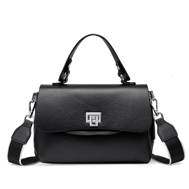 Genuine Leather Top-Handle For Women Stylish Envelope Bags Shoulder Handbag Female Small Crossbody Commuter Bag Zipper Style Check BagVoyage